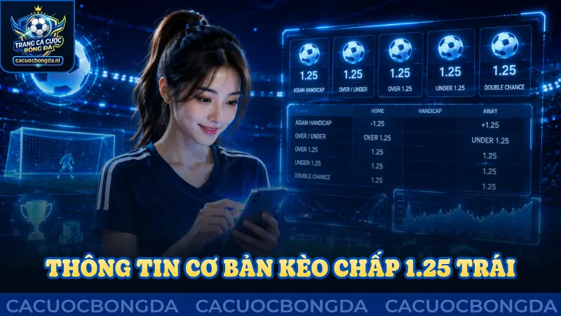 Bản chất kèo chấp 1.25 trái
