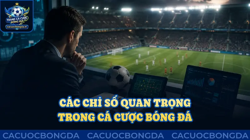 Các chỉ số quan trọng cần biết khi cá cược bóng đá