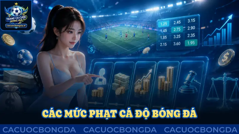 Các mức phạt cá độ theo giá trị giao dịch vi phạm
