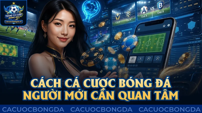 Cách cá cược bóng đá đơn giản người mới cần quan tâm