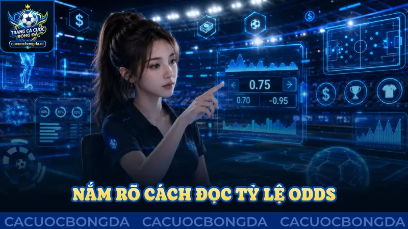 Cần nắm rõ cách đọc tỷ lệ Odds khi chơi kèo 3/4