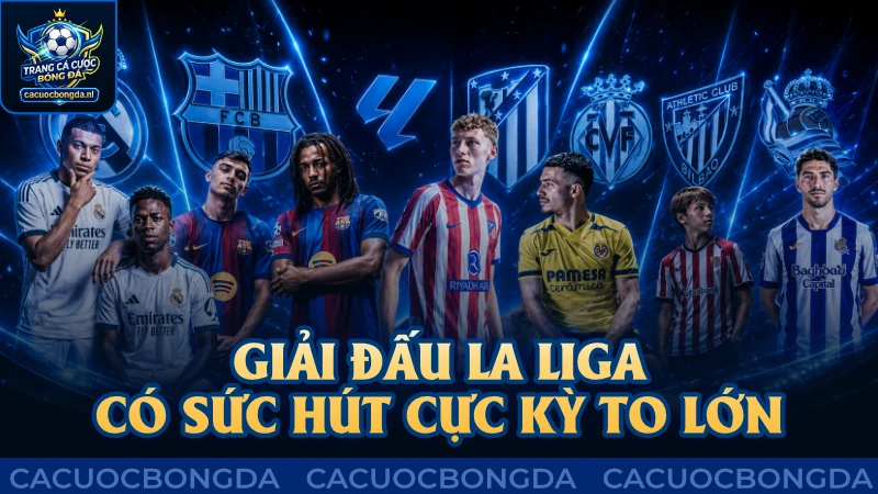 Giải đấu La LIGA có sức hút cực kỳ to lớn