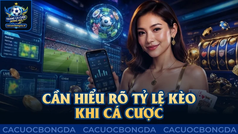 Cần hiểu rõ tỷ lệ kèo khi cá cược bóng đá