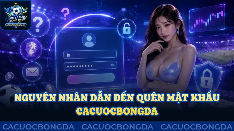 Nguyên nhân quên mật khẩu cacuocbongda