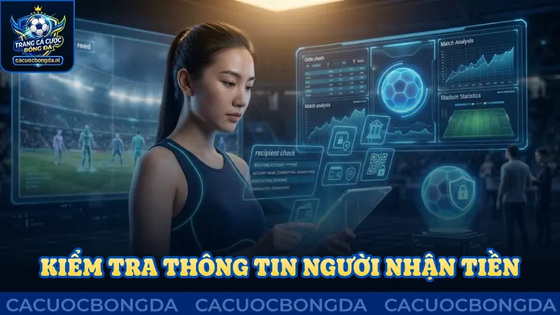 Nhớ kiểm tra thật kỹ thông tin người nhận tiền
