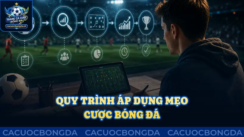 Quy trình áp dụng mẹo cược bóng đá hiệu quả