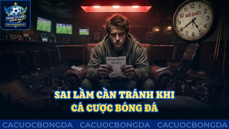 Sai lầm cần tránh theo kinh nghiệm cược bóng đá