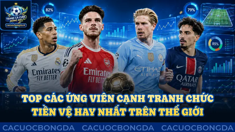 Top các ứng viên cạnh tranh danh hiệu tiền vệ hay nhất trên thế giới