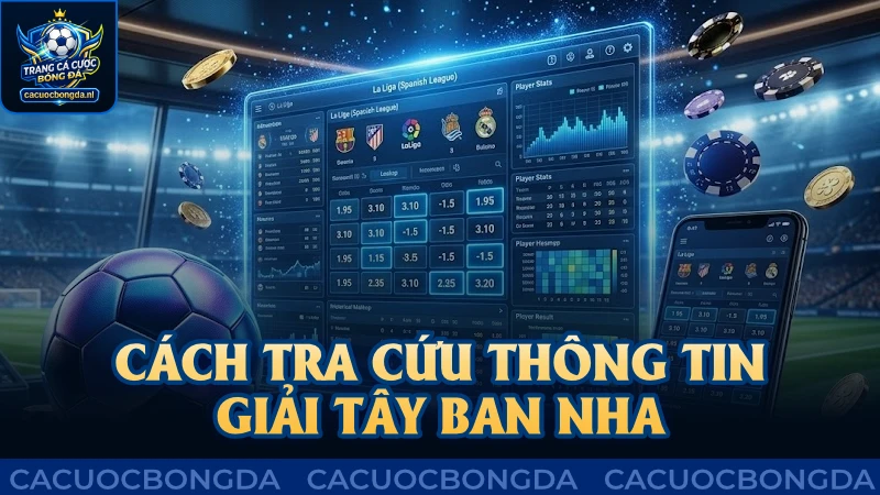 Cách tra cứu thông tin giải Tây Ban Nha